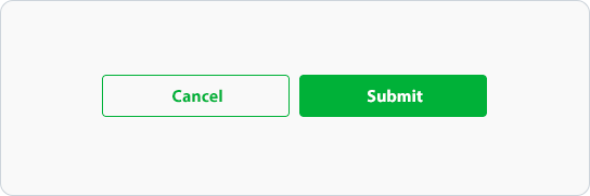 The button to dismiss(Cancel) is on the left.