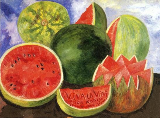 Frida-Kahlo-Viva-la-vida-1954