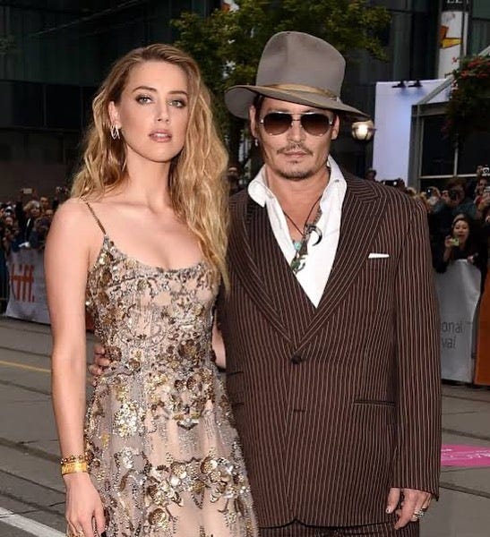 Picture of Amber Heard and Johnny Depp