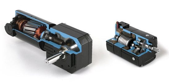 right angle and parallel shaft gear motors