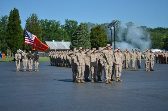 USMC OCS Graduation Ceremony