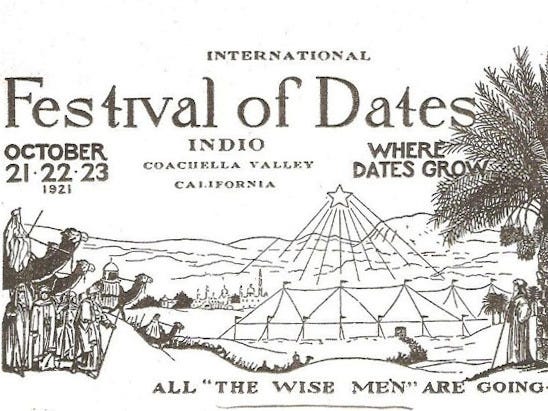 1921 poster for Date Festival