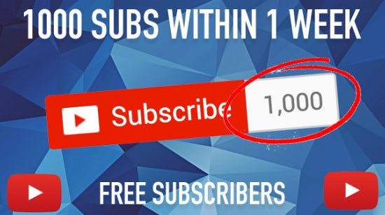 Cara Mudah Mendapatkan 1000 Subscriber di YouTube