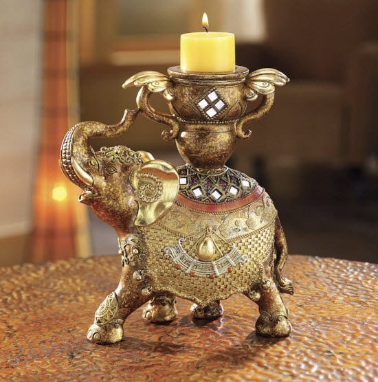 Elephant Candleholder