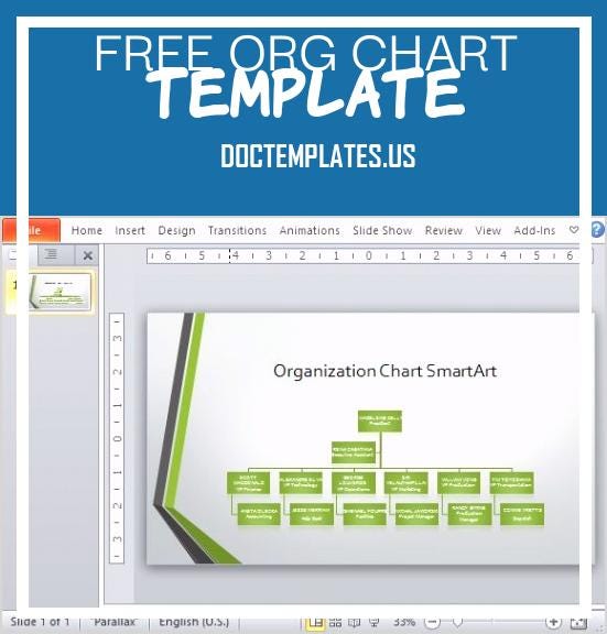 Free org Chart Template