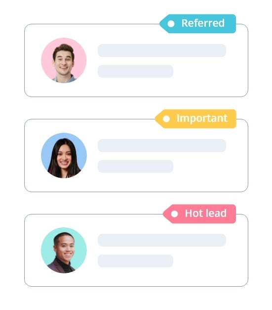 Collecting and segmenting customer contacts