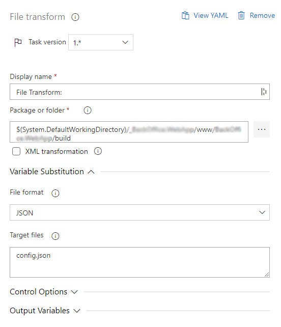 File transform task