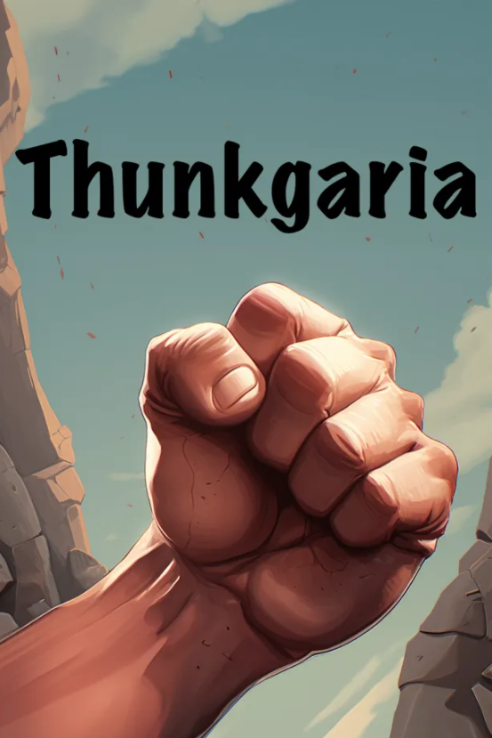“Thunkgaria” is printed above a large fist