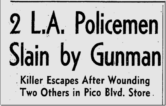 headline from L.A. Daily Mirror, 1964.