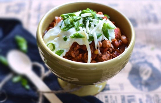 Slow Cooked Bison Chili