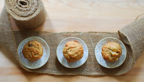 Quinoa Nectarine Muffins