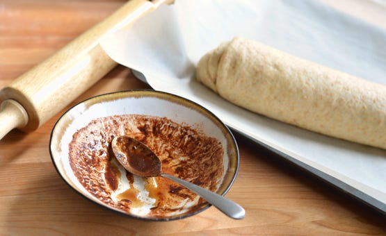 Topping and Rolled Dough