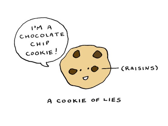 Jason Sweeney's "A Cookie of Lies"