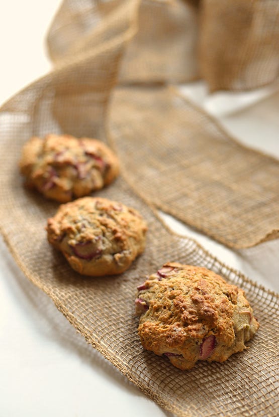 Rhubarb Drop Scones - Global Dish