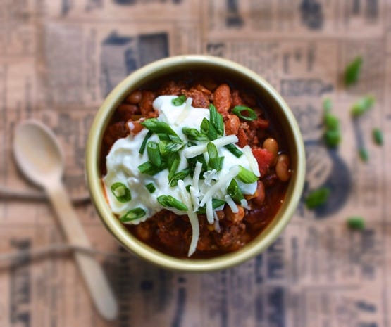 Slow Cooked Bison Chili