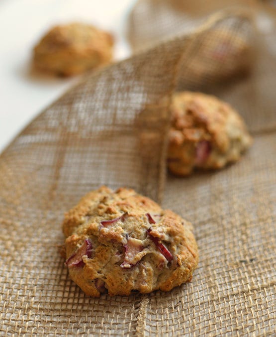 Rhubarb Drop Scones - Global Dish