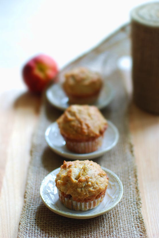 Quinoa Nectarine Muffins