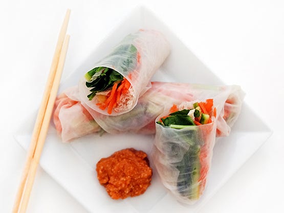 Steamed Chicken Salad Rolls - Stephanie Arsenault - Global Dish