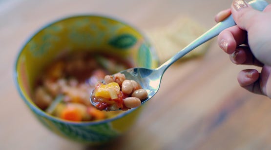 Spring Vegetable & Bean Soup