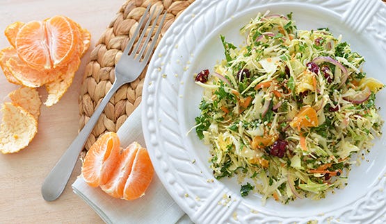 Winter Cabbage & Kale Salad - Stephanie Arsenault - Global Dish