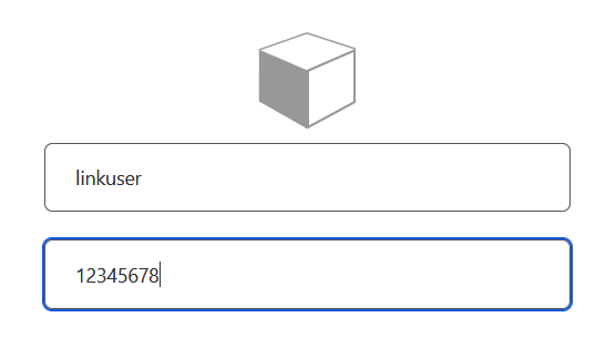 Image with username of “linkuser” and loyalty number of “12345678”