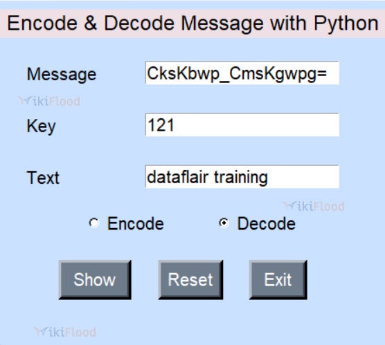 python encode decode project