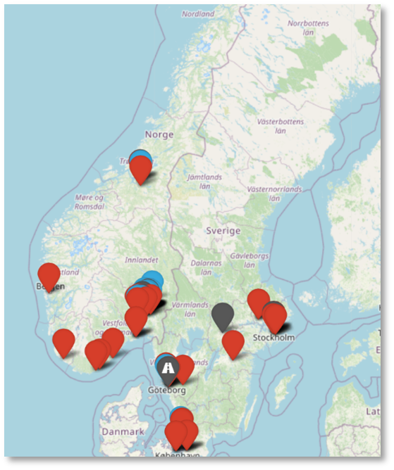 Charging locations