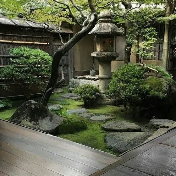 Try planting some mossy ground in Zen Garden