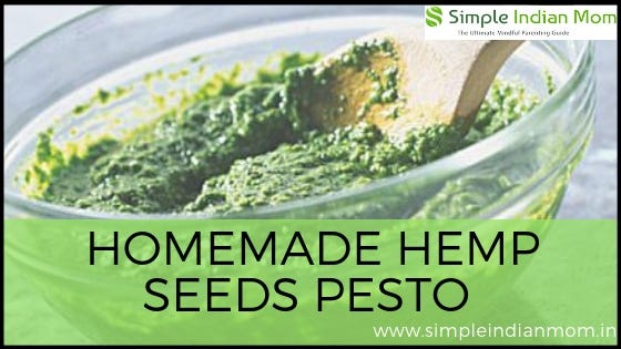 Homemade Hemp Seeds Pesto (Sauce)
