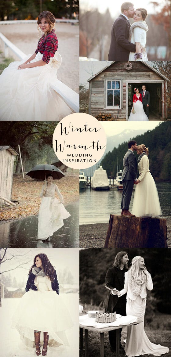 winter wedding coats inspiration board