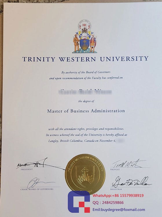 Fake TWU diploma Certificate