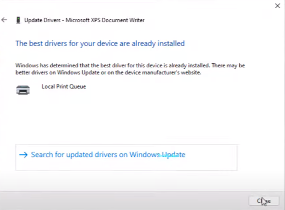 Automatically updating the available driver