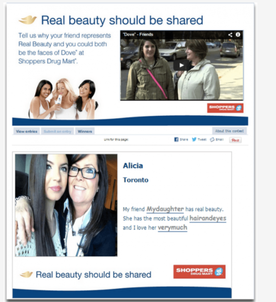 dove real beauty social media campaign