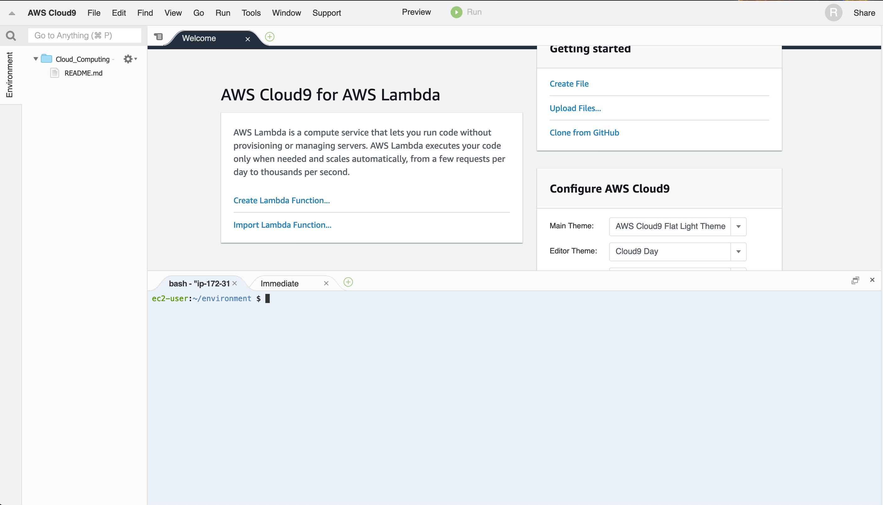 AWS Cloud9