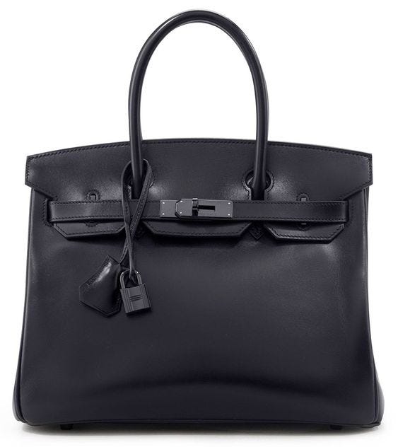 Birkin so black with black hardware
