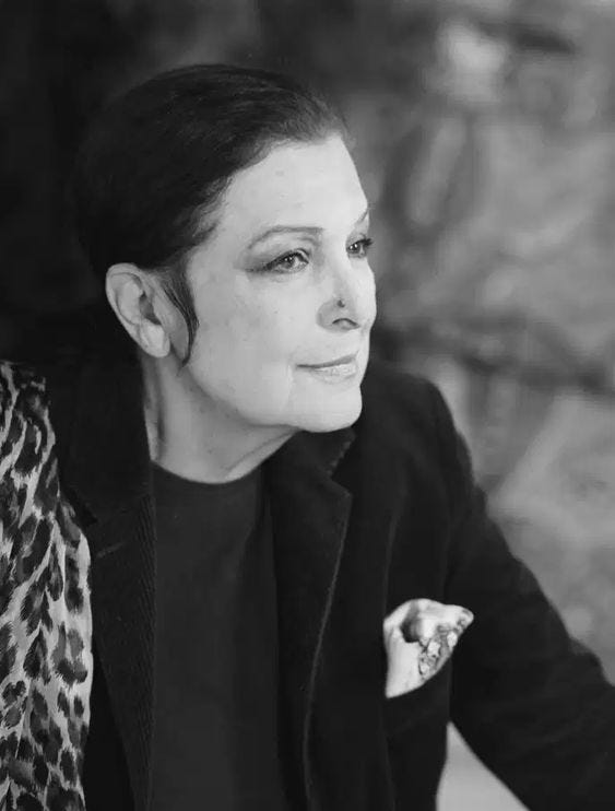 A portrait of Leila Menchari, head of windows and creative direction.