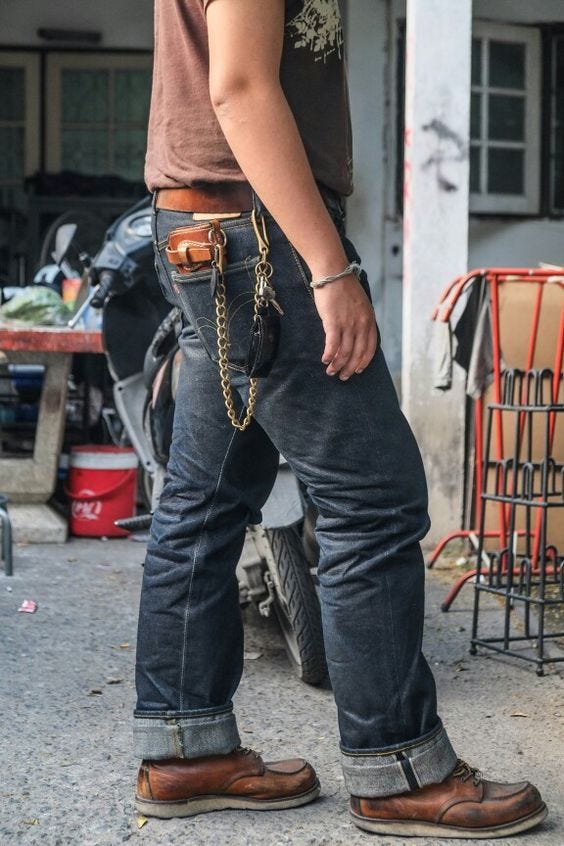 A man wearing a pair of Samurai’s