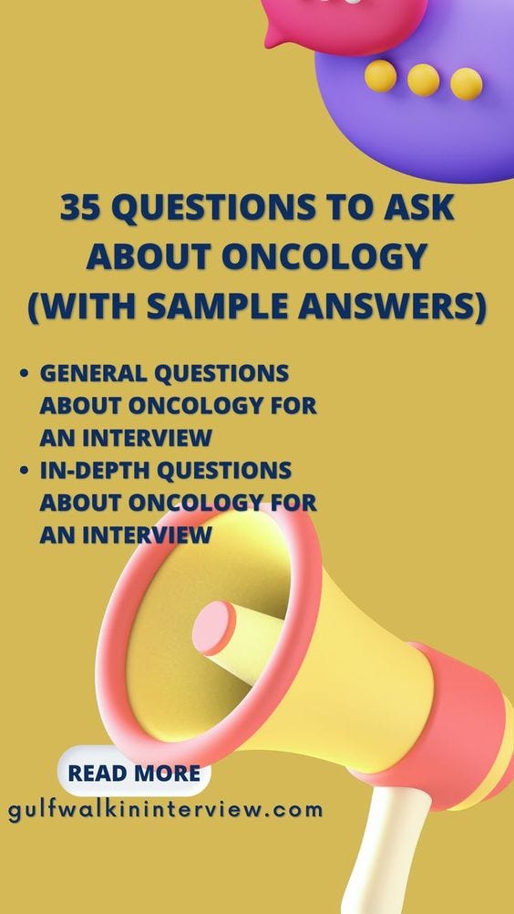 35 Questions to Ask About Oncology