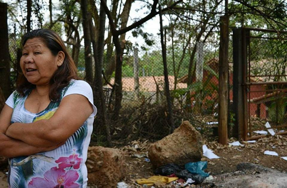 Eunice, conhecida na região por lecionar no ensino básico