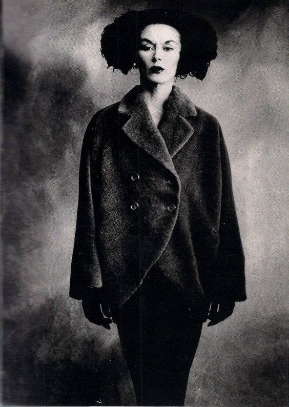 Square coat by Balenciaga