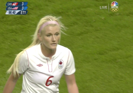 Kaylyn Kyle During Canada vs USA Semi-Final Olympic Game