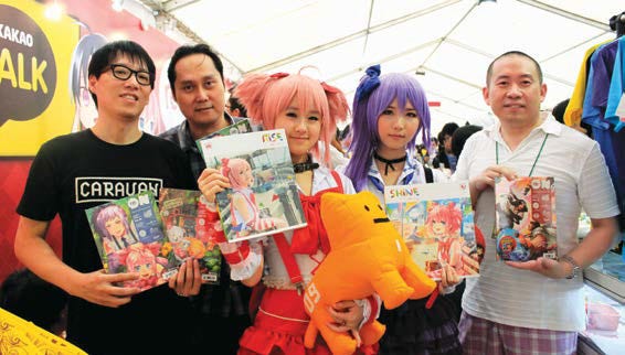 Chris Lie di Comicfest ID (foto dok.pribadi Chris Lie)