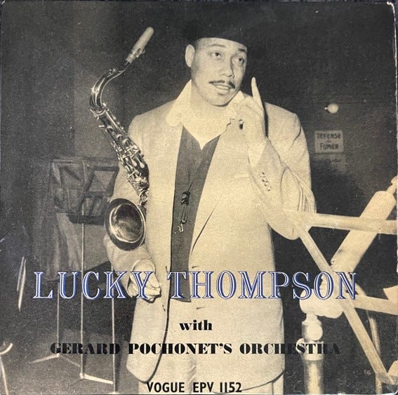 Lucky Thompson in Paris with Gerard Pochonet