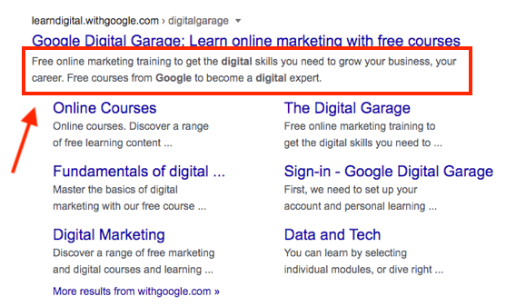 Screenshot: Google.com (Google Digital Garage)