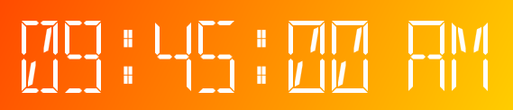 16 segment character type in .NET MAUI Digital Gauge