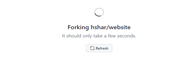 Repository is Forking