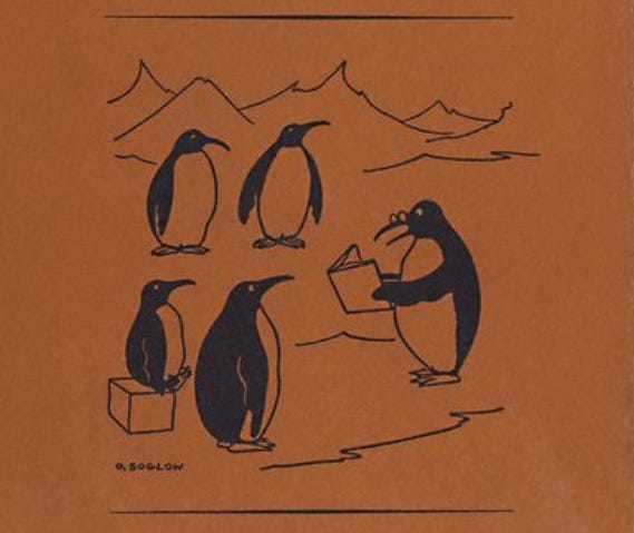 Poems for Penguins Source: https://digitalcollections.nypl.org/items/510d47db-dcab-a3d9-e040-e00a18064a99