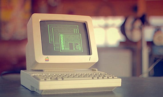 L’ordinateur Apple II de la marque à la pomme