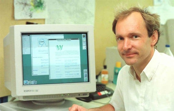 Tim Berners-Lee invented the world wide web at CERN.