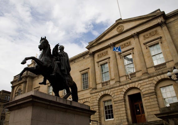 Front of National Records of Scotland building, Edinburgh